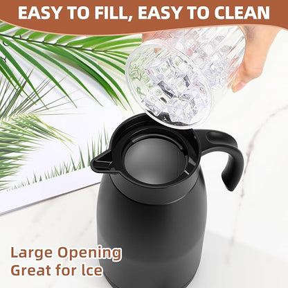 Norme 2 Pcs Thermal Coffee Carafe Insulated Stainless Steel Coffee Carafe - Image 3