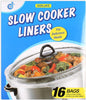 16 Bags Slow Cooker Liners, Disposable Multi Use Cooking Bags, Large Size Fit by OOFLAYE