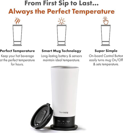 Nextmug Go - Temperature-Controlled, Self-Heating Travel Mug - Image 2
