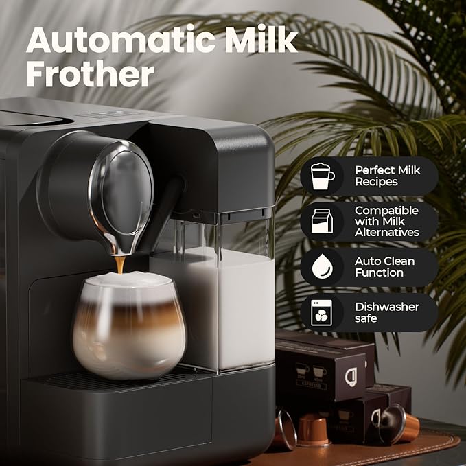 Espresso Machine with Integrated Automatic Milk Frother - Image 4