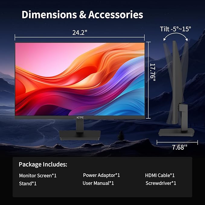 KTC 27 Inch 4K UHD Computer Monitor - Image 9