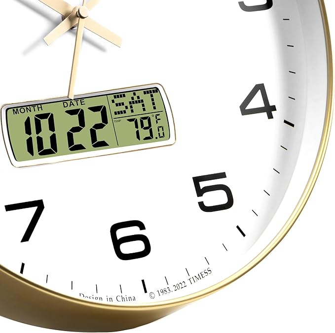 TIMESS Wall Clock, Ideal Modern Home, Office Decor - Image 3