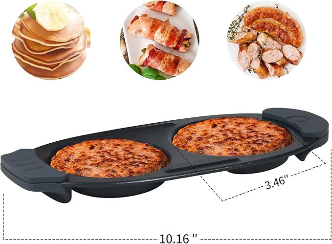Quick-Heat Microwave Egg Cooker|Poacher|fryer, Dishwasher-Safe, Save Time - Image 3