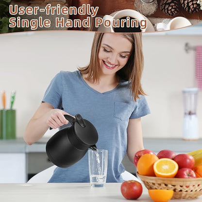 Norme 2 Pcs Thermal Coffee Carafe Insulated Stainless Steel Coffee Carafe - Image 5