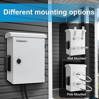 Outdoor Electrical Box with Thermostat and Fan, Cold-Rolled Steel Plate - Image 4