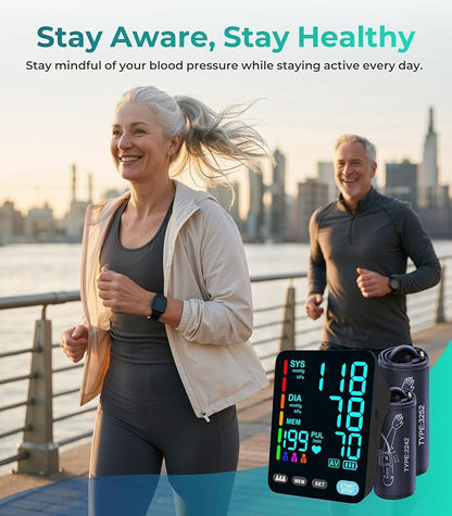YONLO Blood Pressure Monitor, Automatic Upper Arm Blood Pressure Monitors - Image 7