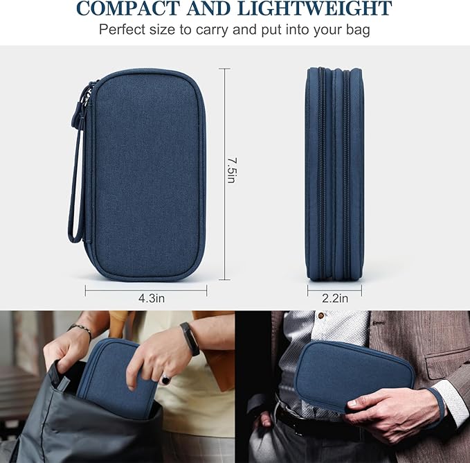 FYY Electronic Organizer, Travel Cable Organizer Bag Pouch Accessories Carry - Image 2
