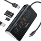 P9R PRO USB C Hub Ethernet, 10Gbps USB C Docking Station 10-in-1 by intpw