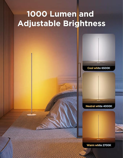 Govee RGBIC Floor Lamp Basic, LED Corner Lamp Works - Image 7