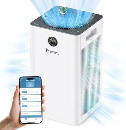 Priestley Air Purifiers for Home Large Room up to 1500 sq ft, Smart Control Air - Image 9
