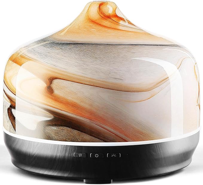 Porseme 500ml Glass Essential Oil Diffuser Aromatherapy Ultrasonic Cool Mist by Porseme