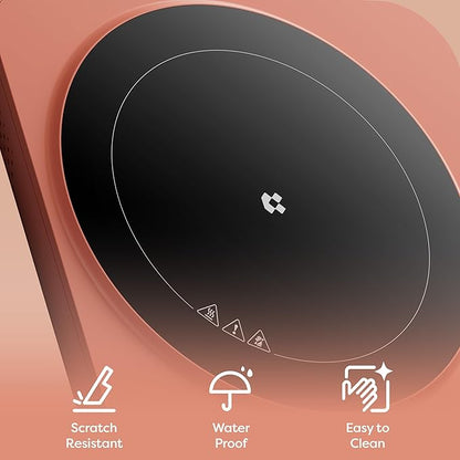 CIARRA CATIH1A-O Portable Induction Cooktop, Slim Single Electric Countertop - Image 2