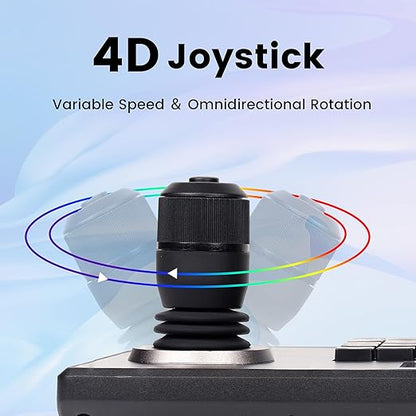 iuZee PTZ Camera Controller 4D Joystick PoE IP PTZ Keyboard - Image 3