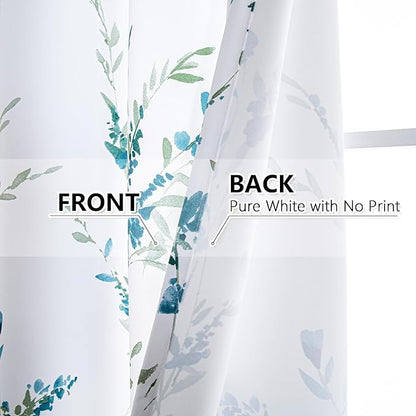 MYSKY HOME Floral Curtains 108 Inches Long - Image 5
