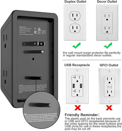 Outlet Extender, Surge Protector Outlet - Image 6