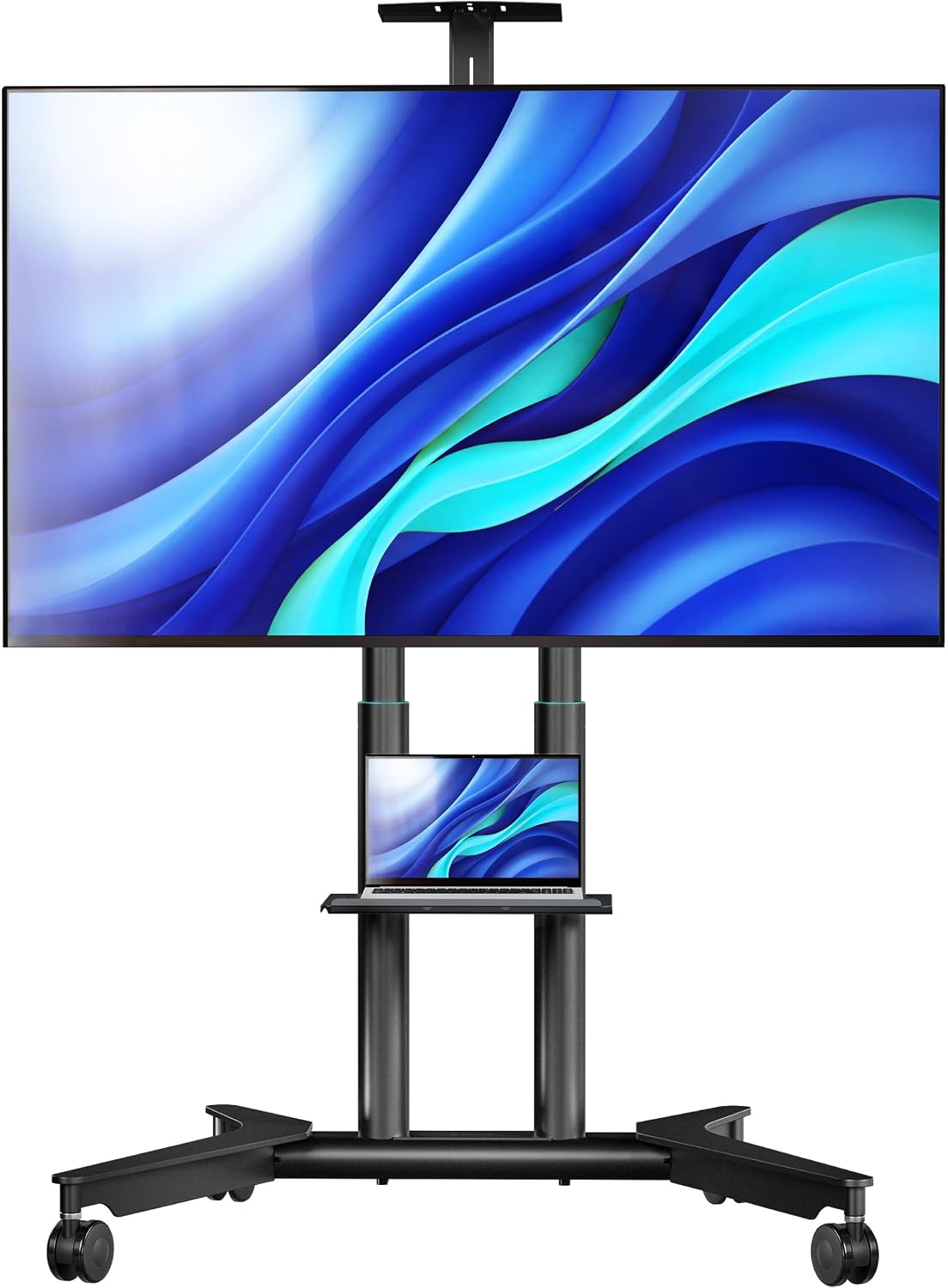 onkron mobile tv stand on wheels 32-75 inch, main product view