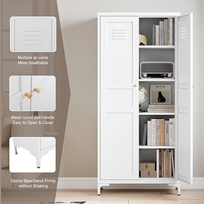 Yizosh Metal Storage Cabinet - Image 6