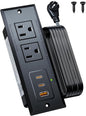 Recessed Power Strip with 20W USB C Port, Fast Charging USB A Port Conference by DOACE