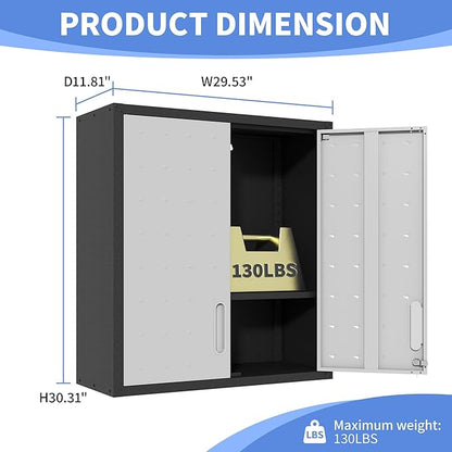 Garage Wall Mounted Storage Cabinet - Image 3