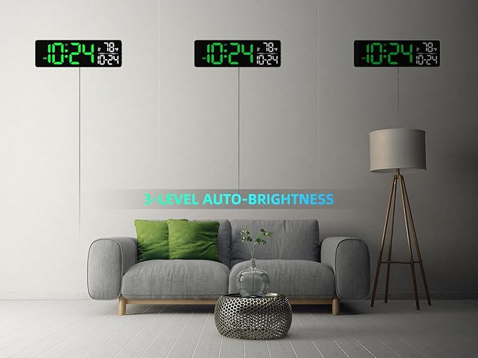 Large LED Digital Wall Clock - Image 6