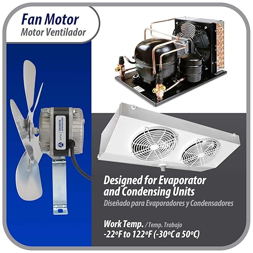 Appli Parts APFM-181E 18W refrigeration condenser and evaporator motor 115V - Image 9