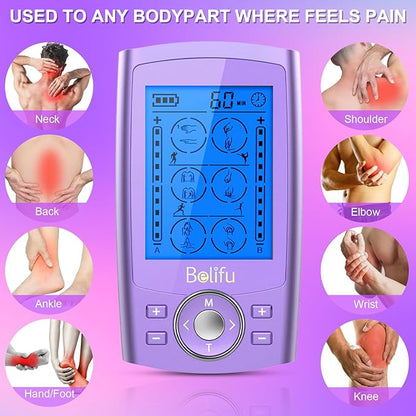 Belfiu TENS & PMS 24 Modes Muscle Stimulator - Image 2