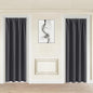JIUZHEN Blackout Doorway Curtains 80 inch Length by JIUZHEN