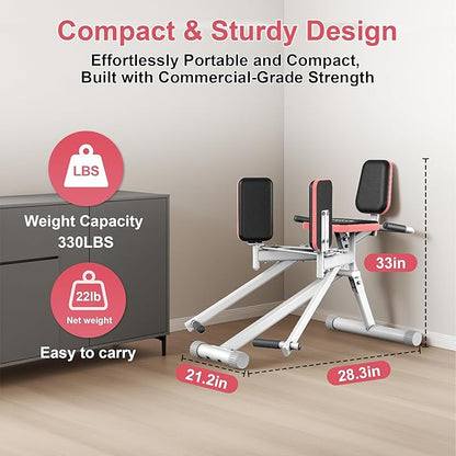 EPHESPORT Hip Abductor Machine for Home Gym – 2-Level Adjustable Glute & Thigh - Image 5