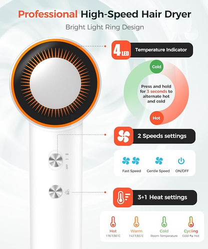 Cosy Companions Hair Dryer, 150000 RPM High-Speed Blow Dryer - Image 3