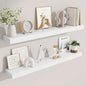 Fun Memories 40 Inch Floating Shelves, Long Wood Wall Shelf Set of 2 by FunMemories