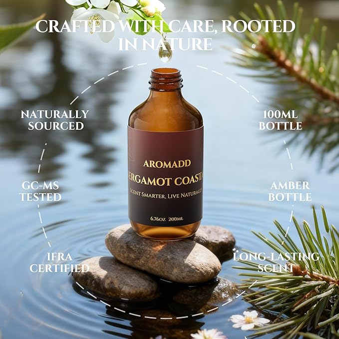 Bergamot Coastal Diffuser Oil Inspired by Luxury Hotel Scent 6.76 Fl Oz - Image 3