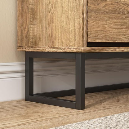 Maupvit Rattan Shoe Storage Cabinet - Image 7