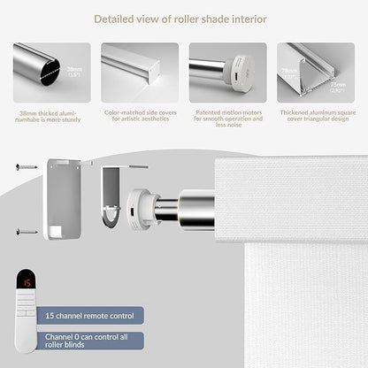 Boolegon Motorized Roller Blinds - Image 5