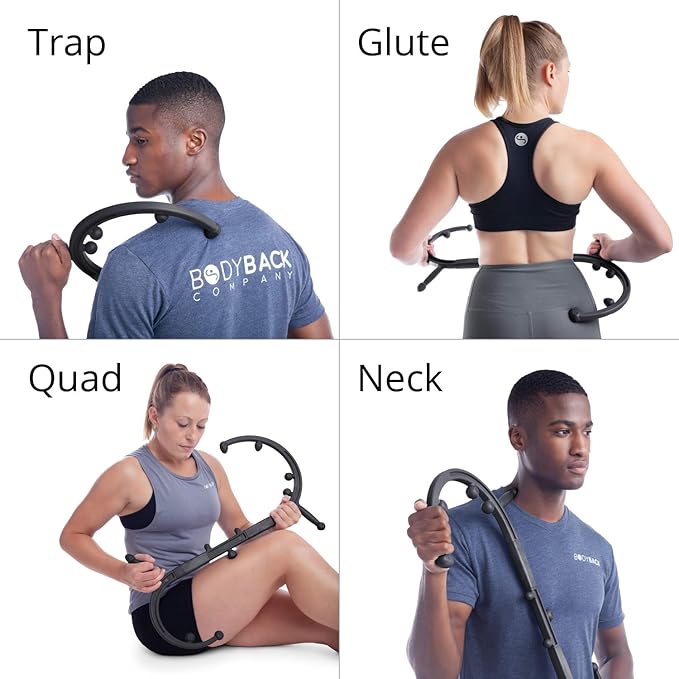 Body Back Buddy Elite Trigger Point Massage Tool, Neck and Back Massager - Image 3