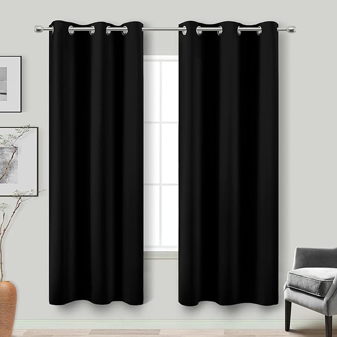 72 Inches Long Blackout Curtains 72 Inch Length by KOUFALL