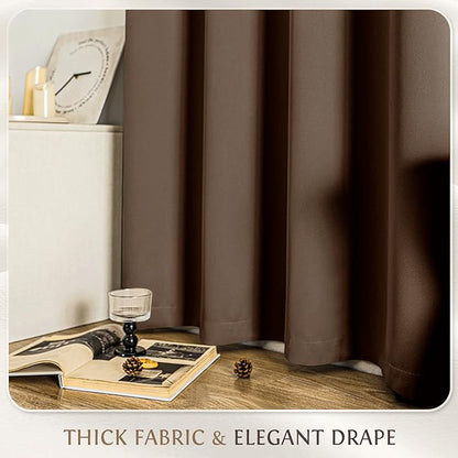 Beauoop 100% Blackout Curtains 84 Inch Long 2 Panels - Image 6