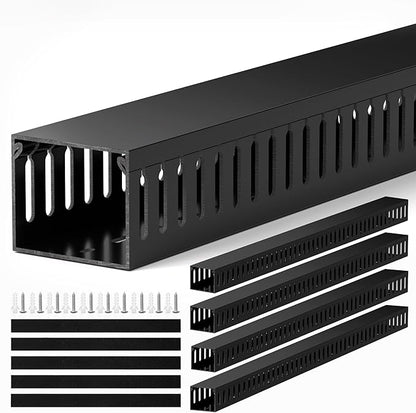 ZhiYo H2in x W2.4in Professional Server Rack Cable Management Raceway, 95in by ZhiYo