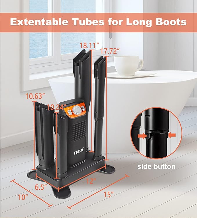 Boot Dryer for Work Boots, Shoe Dryer and Ozone Deodorizer, Portable Ski Boot - Image 5