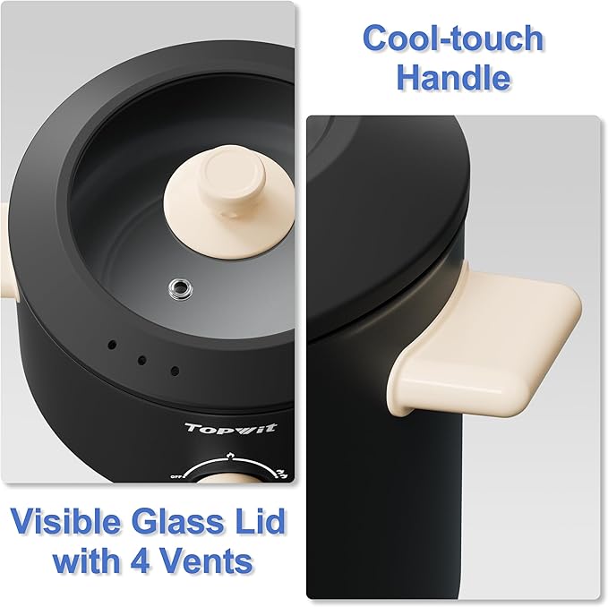 TOPWIT Hot Pot Electric, 4L Electric Pot - Image 8