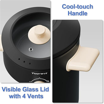 TOPWIT Hot Pot Electric, 4L Electric Pot - Image 8