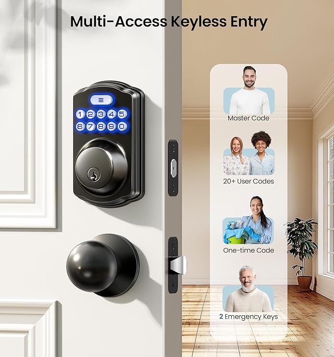 Veise Keyless Entry Door Lock - Image 2