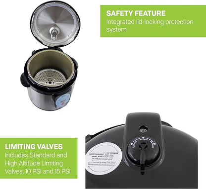 CAREY DPC-9SS Smart Electric Pressure Cooker and Canner, Stainless Steel - Image 6