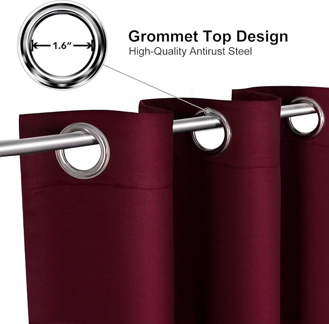 ChrisDowa Blackout Door Curtains - Image 9