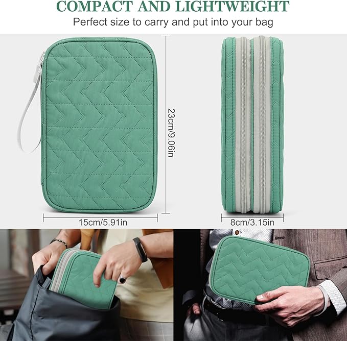 FYY Electronic Organizer, Large Travel Cable Organizer Bag Pouch Electronic - Image 2
