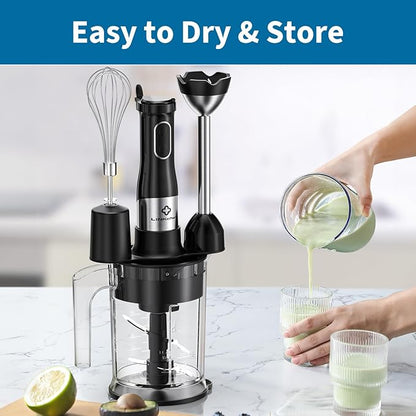 LINKChef 4 in 1 Immersion Blender Handheld, 800W - Image 9