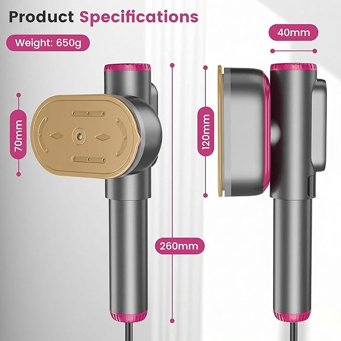Powerful Handheld Clothes Steamer - Image 2