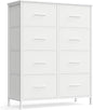 SONGMICS Dresser for Bedroom, Chest of Drawers, 8 Non-Woven Fabric Drawers by SONGMICSbySONGMICSHOME