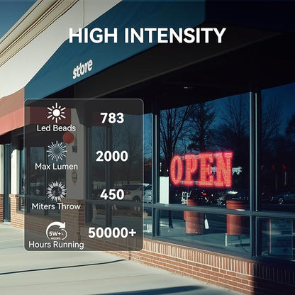 40" x 14" Large LED Open Signs - Image 3