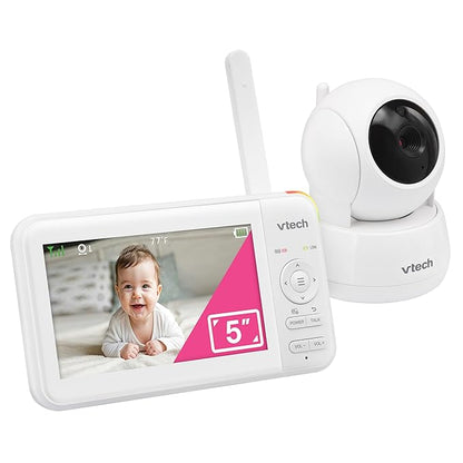 VTech Video Baby Monitor with 5" LCD Screen, Night Vision, 1000ft Range by VTechBabyMonitors