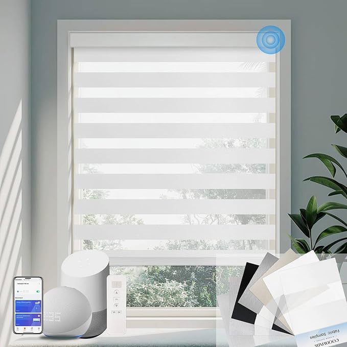 COOLWINDS Motorized Zebra Blinds - Image 2